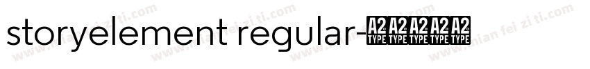 storyelement regular字体转换